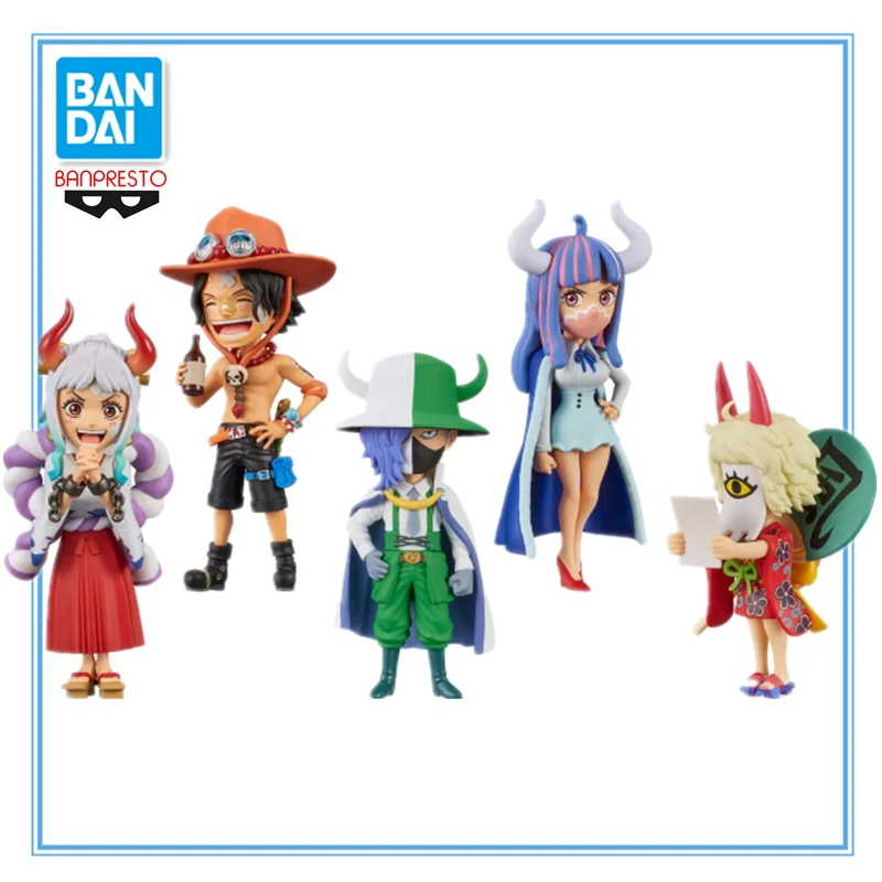 

Bandai Banpresto Original One Piece WCF The Island of Ghosts VO.2 Ace Yamato Page One Ulti Anime Figures Toys for Kids Gift
