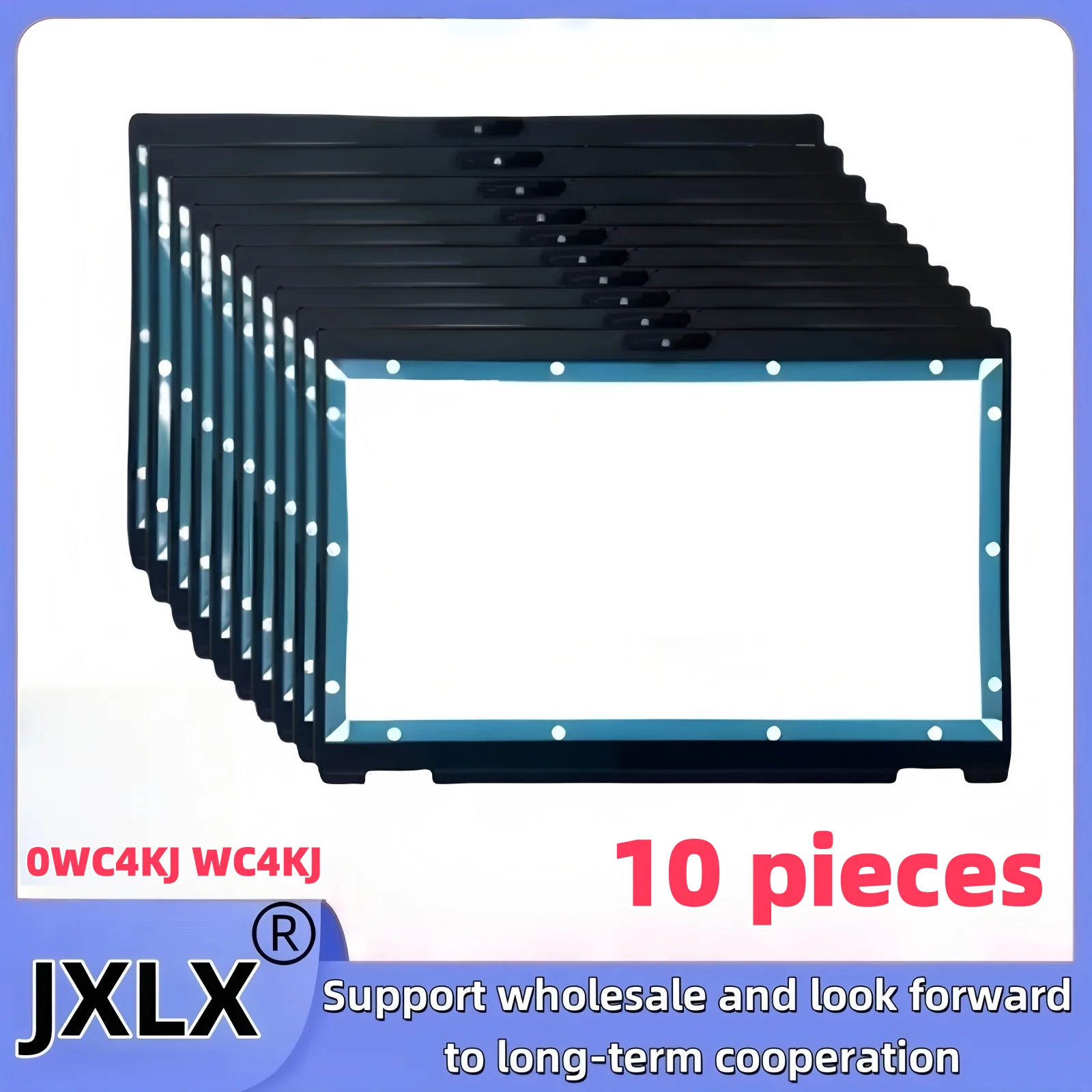 JXLX ®   جديد لـ Dell Latitude E5400 5400 LCD الحافة LCD غطاء الإطار الأمامي/0WC4KJ WC4KJ
