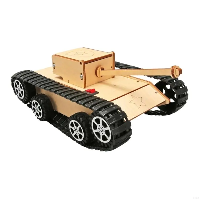Creative DIY Wooden Electric Track Toy For Kids Educational Science Experiment And Hands On Technology Learning H8WD
