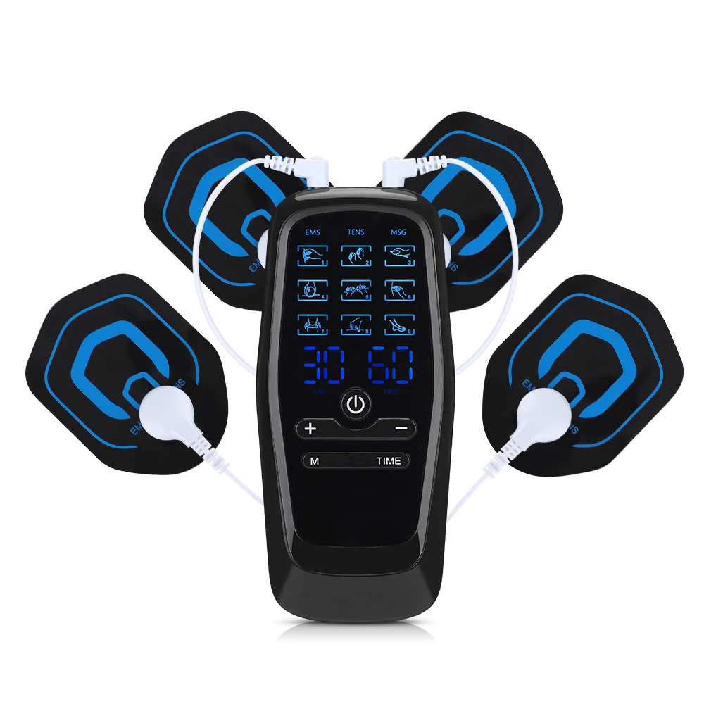 Elektrische EMS Akupunktur Körper Massage Physiotherapie Zehn Muskel Stimulator Therapie Abnehmen Maschine Elektro Stimulator 10 Pads – Detail 12