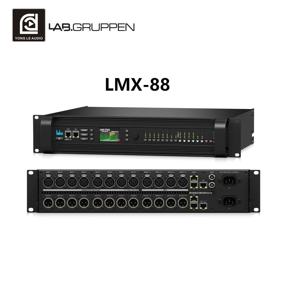 LMX88 2 In 6 Out Dbx DriveRack Metal 2U Rackmount Digital Audio Processor With 8x8 Channels Sound Equipment/Amplifiers/Speaker