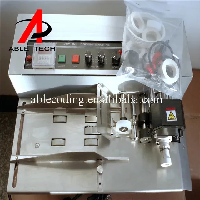 expiry date Batch code printer my-380f lot number hot stamping date coding machine