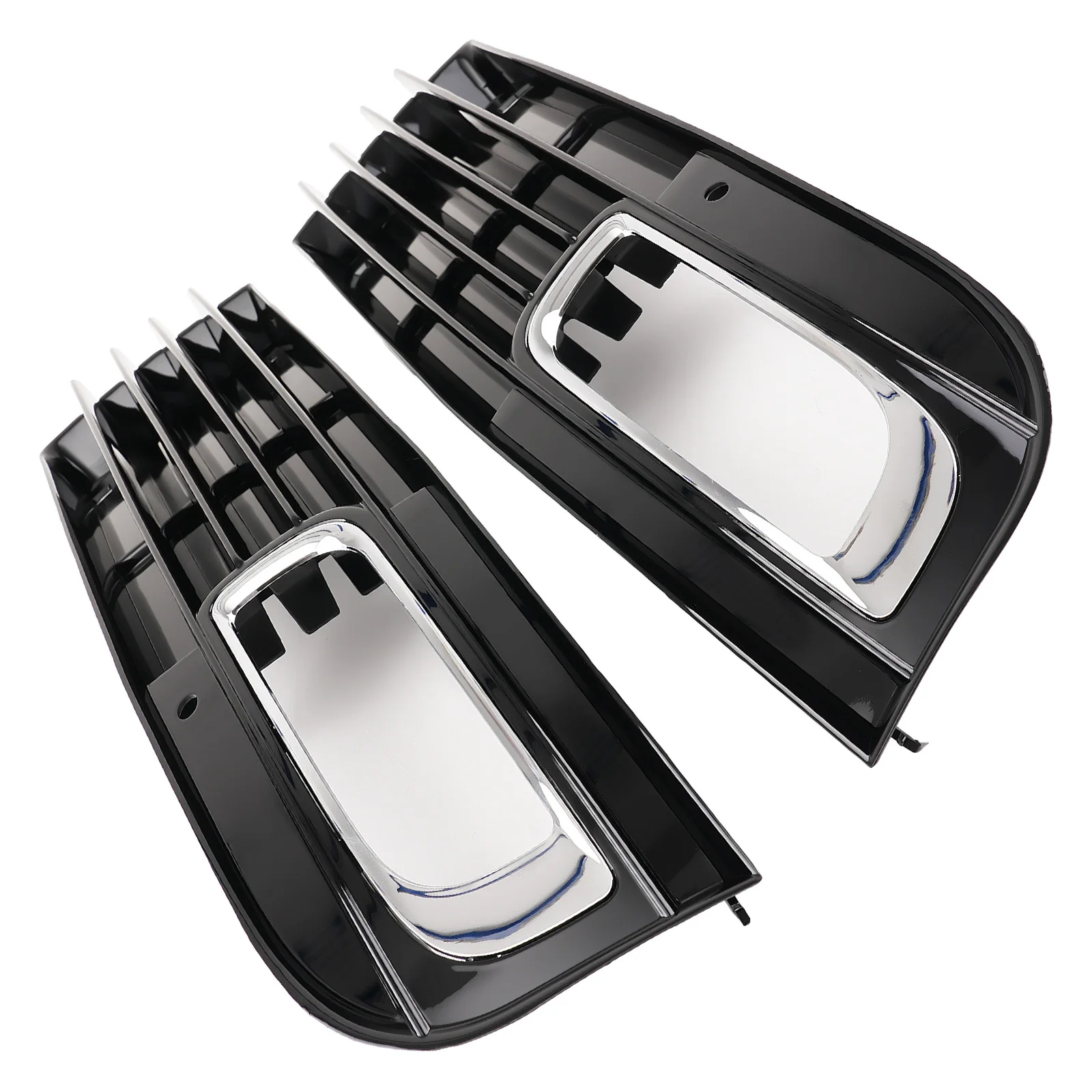 

Pair Front Bumper Front Fog Lamp Grille Cover for Audi A8 Quattro 4.2L 2008-2010