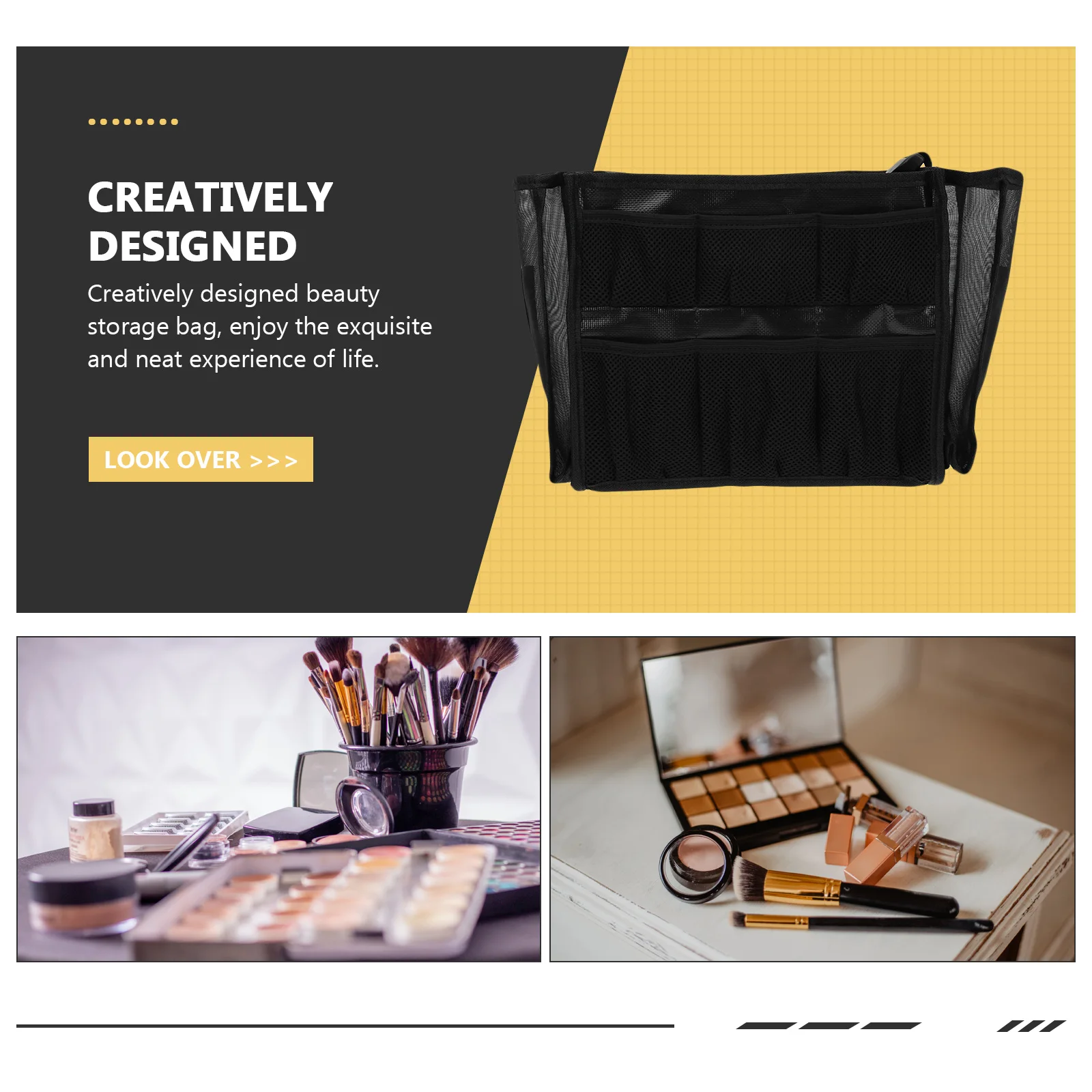 Compartments Makeup Brush Bag Professional Pouch Travel Large Capacity