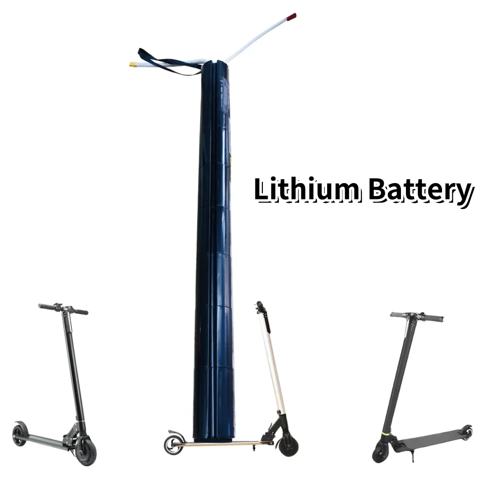 Bateria de lítio para scooter elétrico, bateria de fibra de carbono, novo, 36V, 4400 mAh, 6600 mAh, 7800mAh