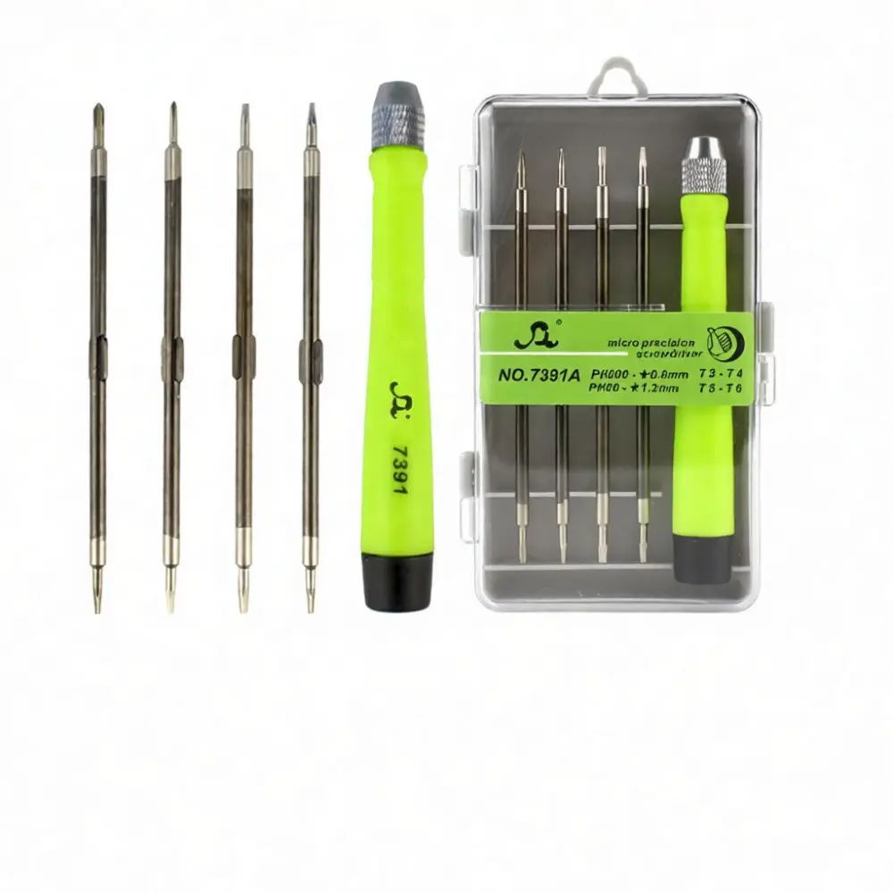 Premium 5 In 1 Precision Screwdriver Set Magnetic Bits Repair Tool For Watch Laptop Glasses Toy Maintenance Gadget