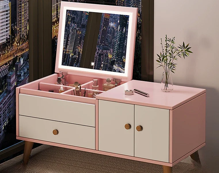 

style bay window dressing table bedroom modern and minimalist small storage desk makeup table makeup mirror