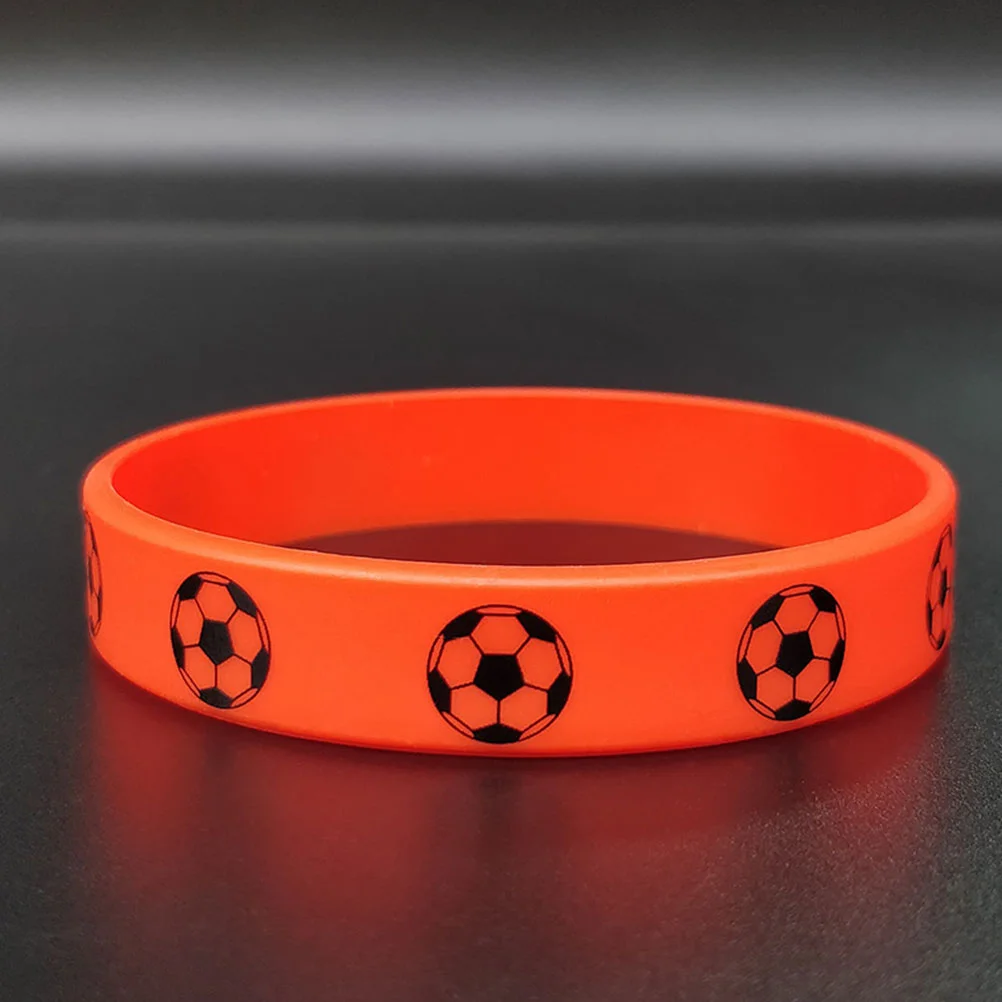 16 Pcs Football Bracelet Soccer for Girls Themed Wristband Sports Supply Fans Decorative Chic Wristbands Men