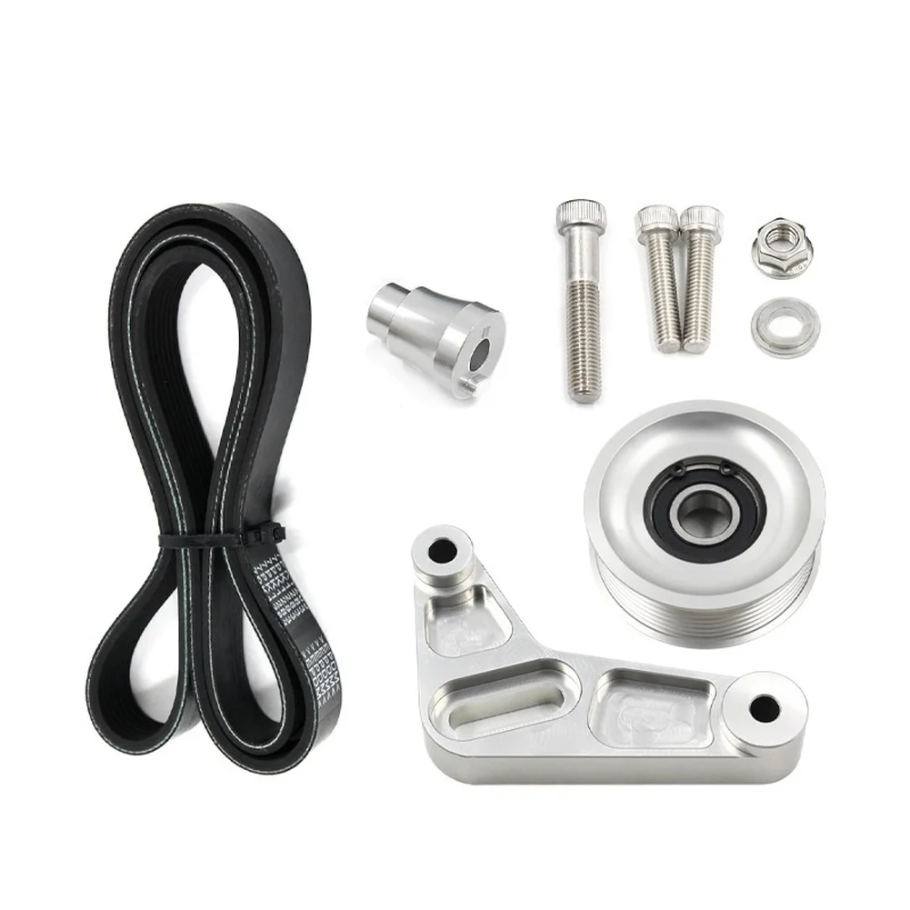 

Adjustable EP3 Idler Pulley Kit For K24 For HONDA For Civic For INTEGRA For RSX Engine Parts Accessories Aluminum Alloy
