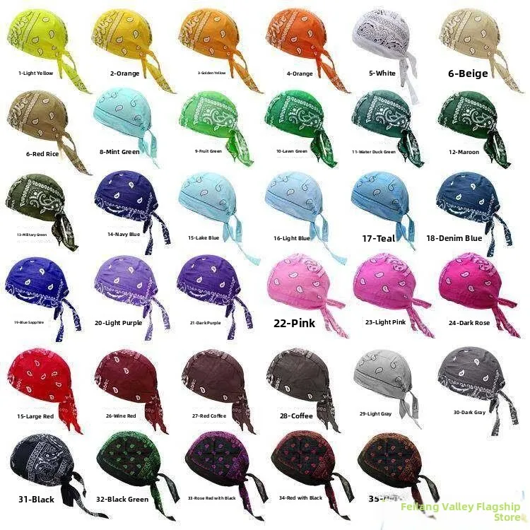 

Спортивная пиратская шляпа-бандана унисекс для велосипедного шлема, весенне-летний стильный аксессуар, мужская и женская тканевая шляпа