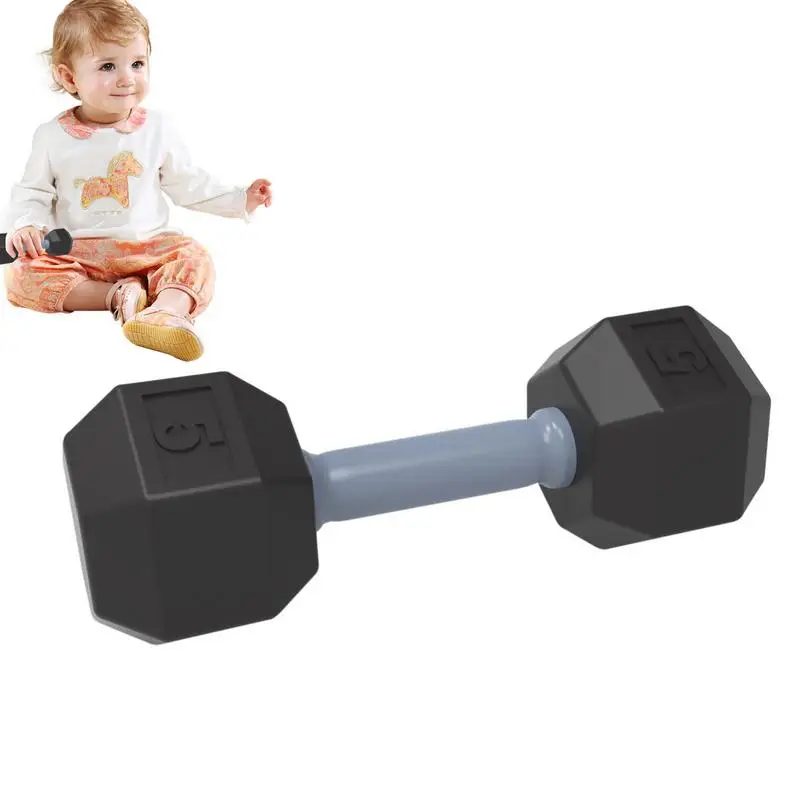 

Toddler Dumbbell Toy Kids Small Dumbbell Sensory Toy Easy To Hold Sensory Rattle Toy Creative Rattle Teething Toy Kids Hand