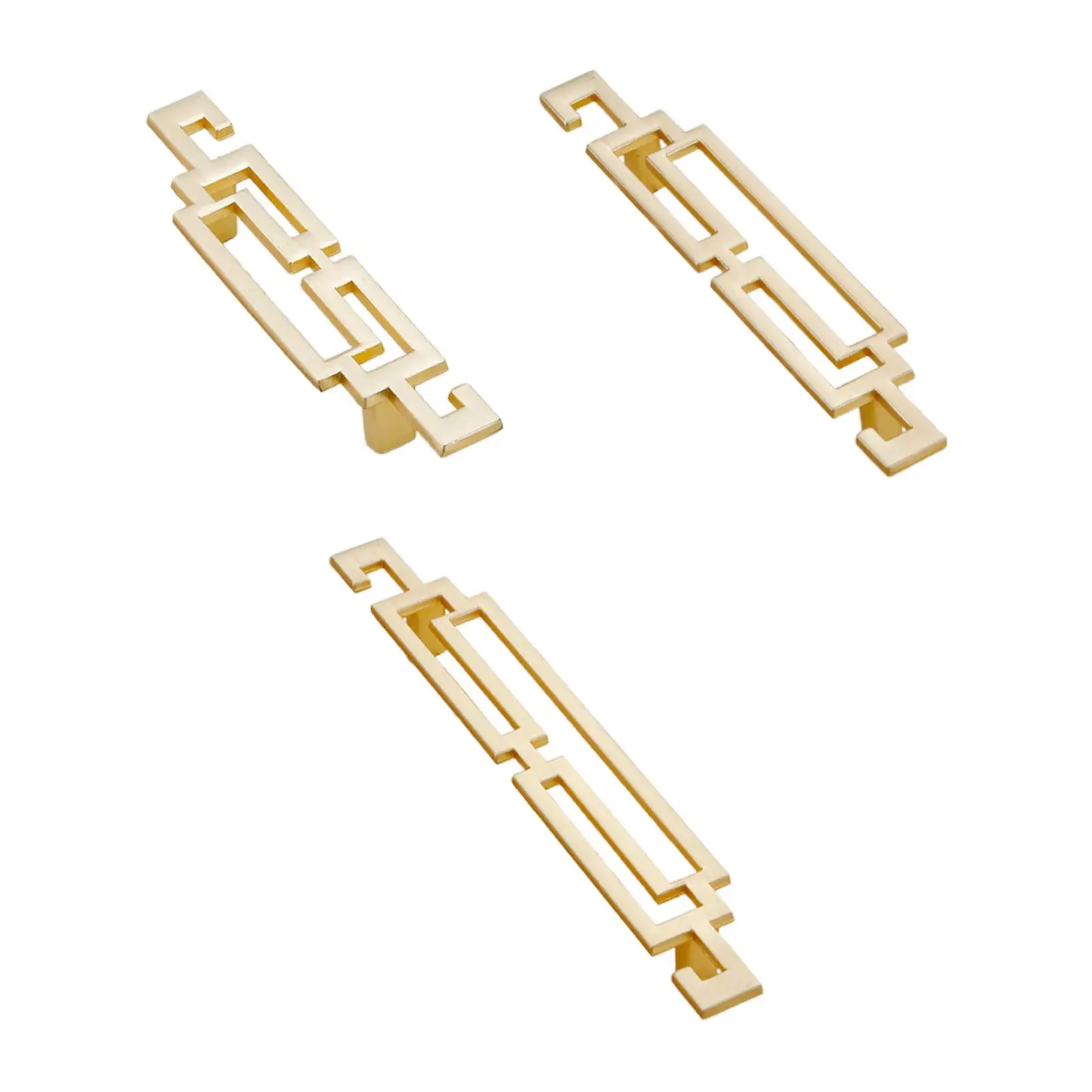 Drawer Pull Simple Practical Oriental Design Zinc Alloy Cabinet Hardware Sturdy Cupboard Handle Parts for Living Room Furniture