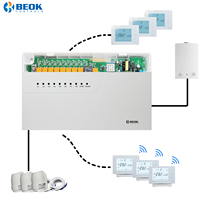 Beok Wireless Smart Thermostat Controller Zone Heating System Hub Controller for Gas Boiler Water Floor Actuator Alexa Google