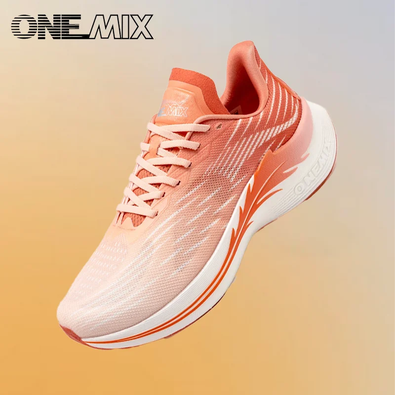 

Легкие дышащие кроссовки ONEMIX с ветрозащитной защитой и амортизацией для мужчин, противоскользящие спортивные кроссовки для женщин 23622