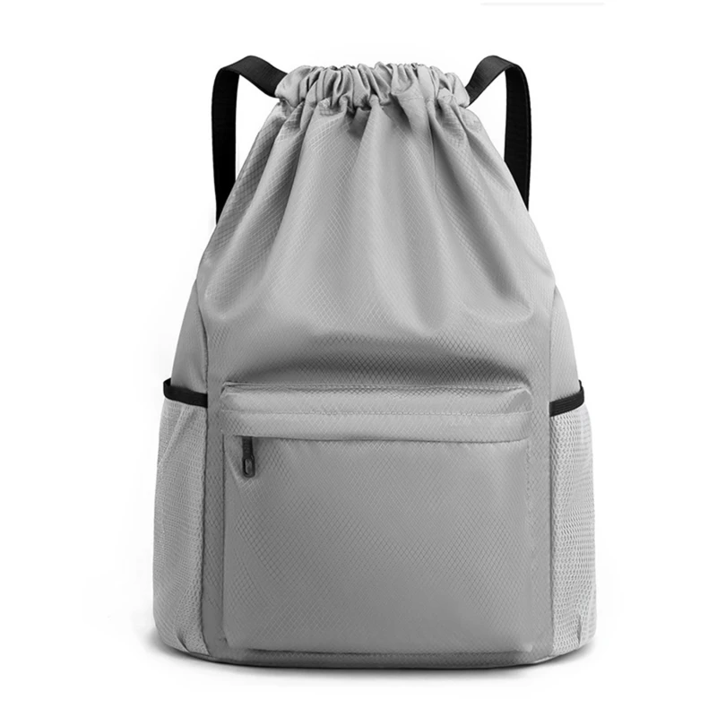 Sport Kordel zug Rucksack String Bag Sackpack mit großer Kapazität Fitness studio Bades trand für Frauen und Männer täglich zu halten – Detail 10