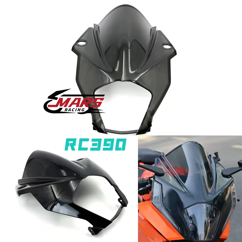 

Fits for RC390 rc390 2022 2023 2024 2025 motorcycle accessories front windshield windscreen airflow wind deflector