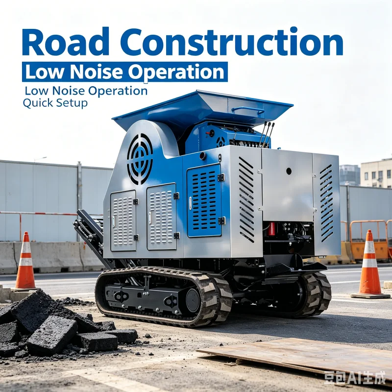 Tracked Mini Rock Crusher Mobile Stone Jaw Crushing Plant With Conveyor Belt Small Crawler Concrete Recycling Equipment For Sale