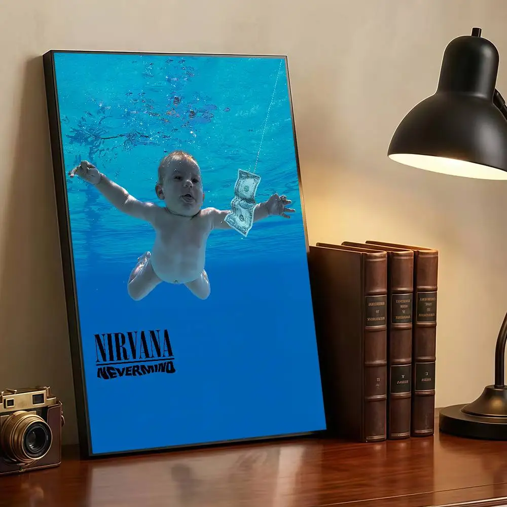 N-Nirvanas-S Nevermind Bleach Peelable Self-adhesive Poster Stickers Are Suitable For Frameless Wall Decoration In A Room