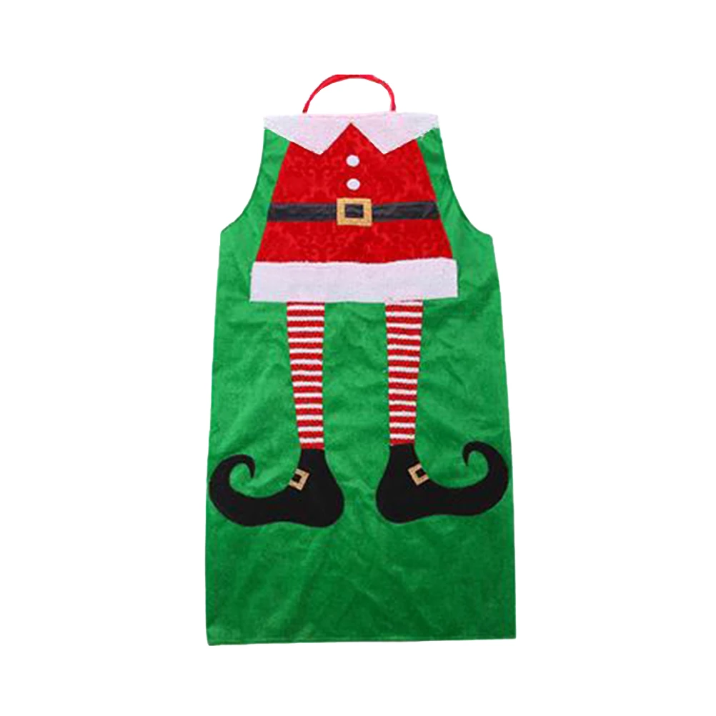 

Christmas Apron Sleeveless Design Adjustable Ties Fit Most Sizes Kitchen Restaurant Housework Cleaning Long Lasting Material