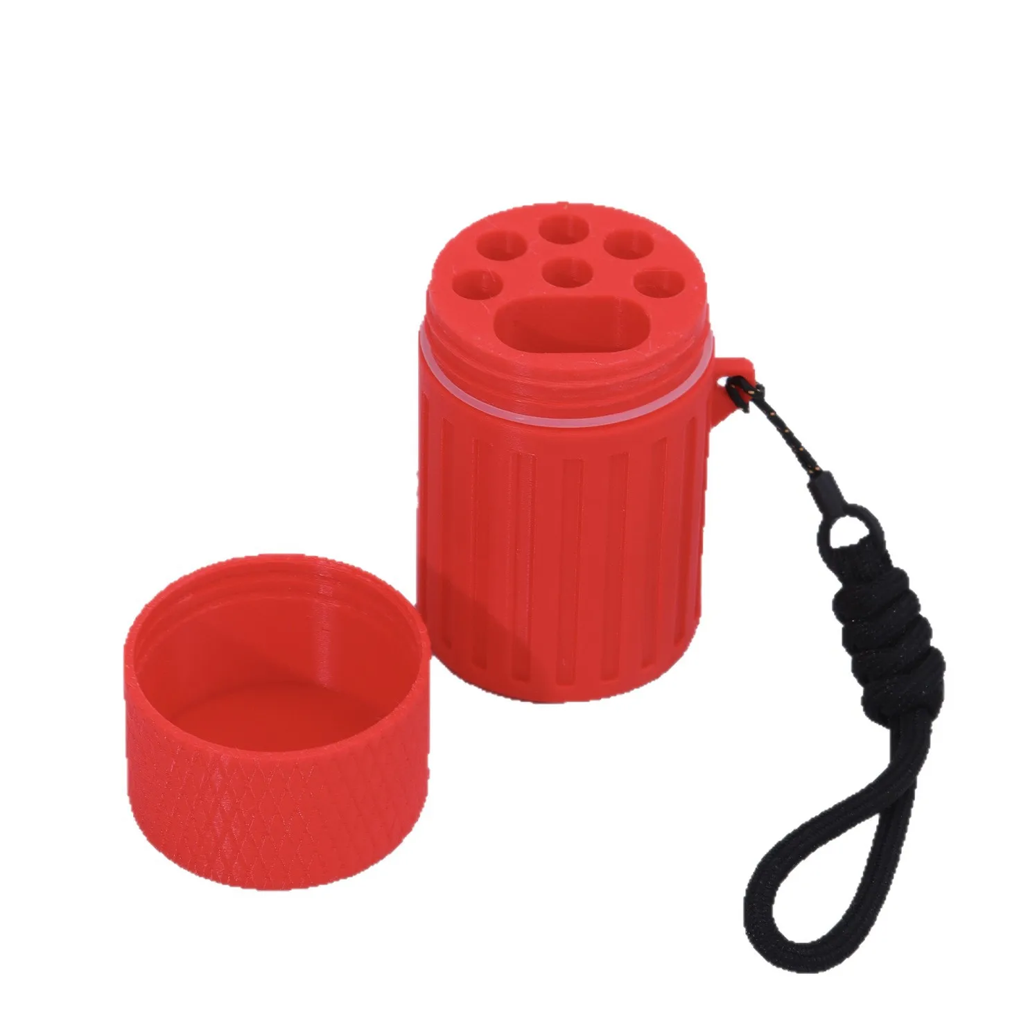 Macaron 3D Printed Round Cigarette Case Holds 6 Regular 8mm Cigarettes Portabler Storage Tube Outdoor Smoking Accessory view 5