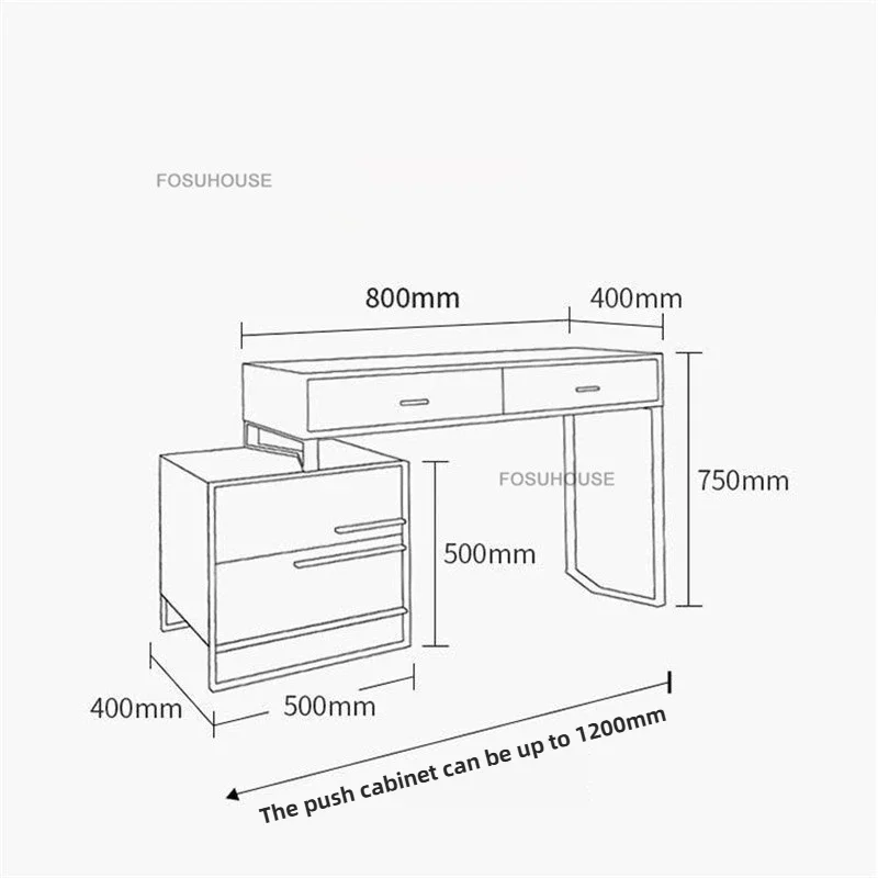 الشمال المنزل تسريحات خزانة المنقولة ماكياج البالونية أثاث غرفة نوم الغرور خلع الملابس الجدول الخشبي خلع الملابس