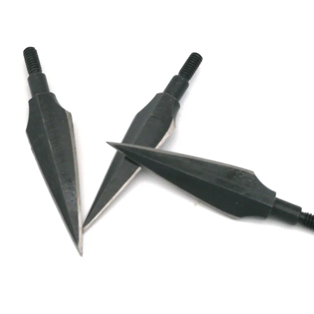 Carbon Steel Arrowhead Tips Points for Arrow, Archery Compound Bow, Hunting Shooting, 125Grains, 3 Pcs, 6 Pcs, 12Pcs