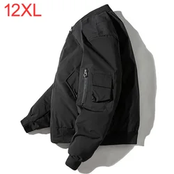 Chaqueta acolchada para hombre, abrigo holgado de algodón, talla grande, 12XL, 12XL, 11XL, 10XL, 9XL, Otoño e Invierno