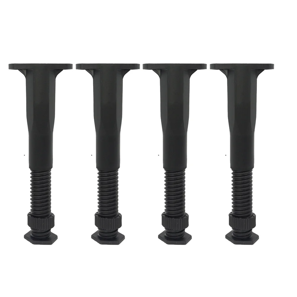 4Pcs Penyangga Kaki Tempat Tidur Heavy Duty, Pengganti Kaki Furnitur yang Dapat Disesuaikan, Braket Penyangga Meja, Peninggi Tempat Tidur