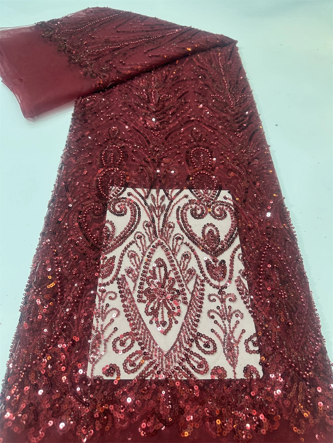 الفرنسية تول الخرز أقمشة الدانتيل الأفريقي أقمشة الدانتيل 2026 جودة عالية النيجيري نسيج دانتيل مطرز لخياطة الزفاف