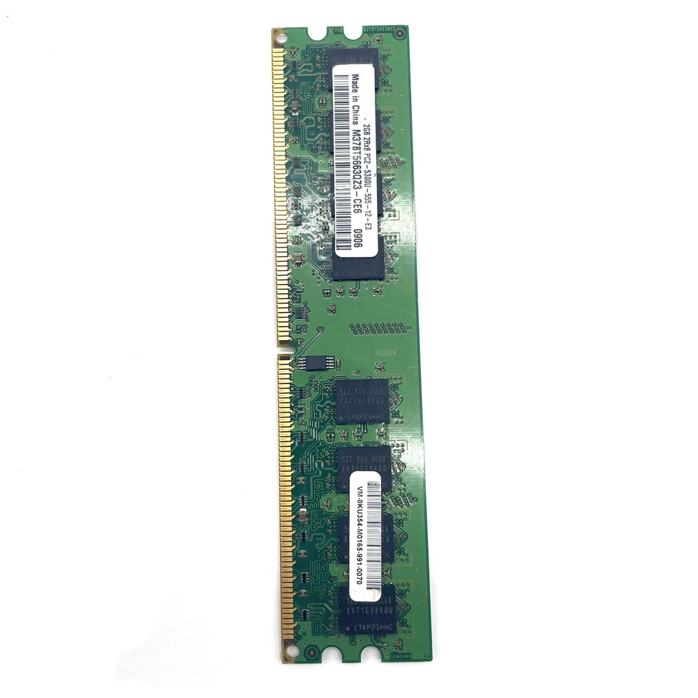 Desktop Computer Memory DDR2 PC2-5300U Fits For Samsung 2R*8 2GB