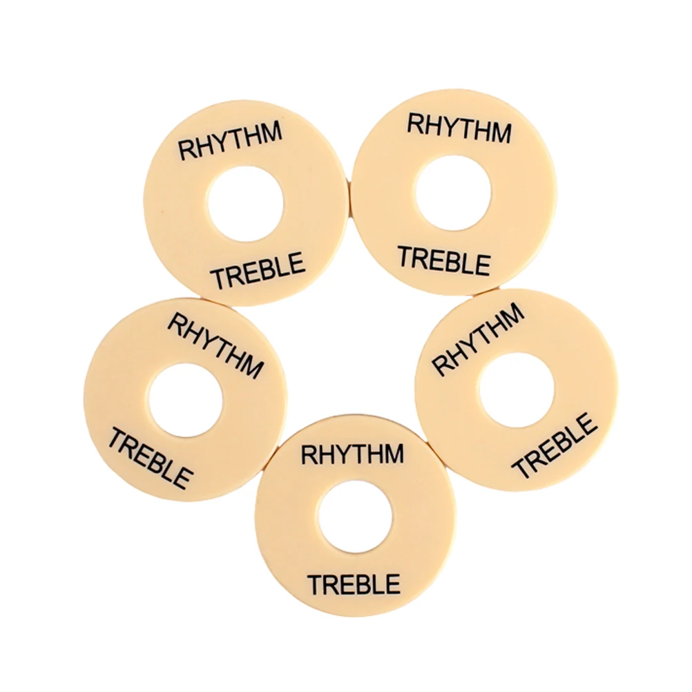 

5pcs Rhythm Treble Washer Guitar Toggle Plate Replacement Stick On Electric Guitar Accessories Sturdy