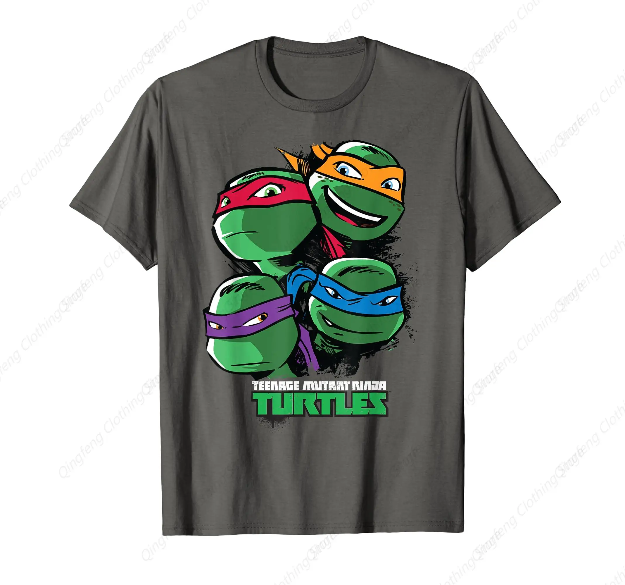 

Teenage Mutant Ninja Turtles Large Character Faces T-Shirt