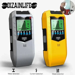 Duvar Damızlık Bulucu sensör dedektörü Elektronik LCD Kenar Merkezi Ahşap Metal akım AC Canlı Teller Algılama 5-in-1 SH402 Tarayıcının duvardan 6 büyük satışı, su-2 numara