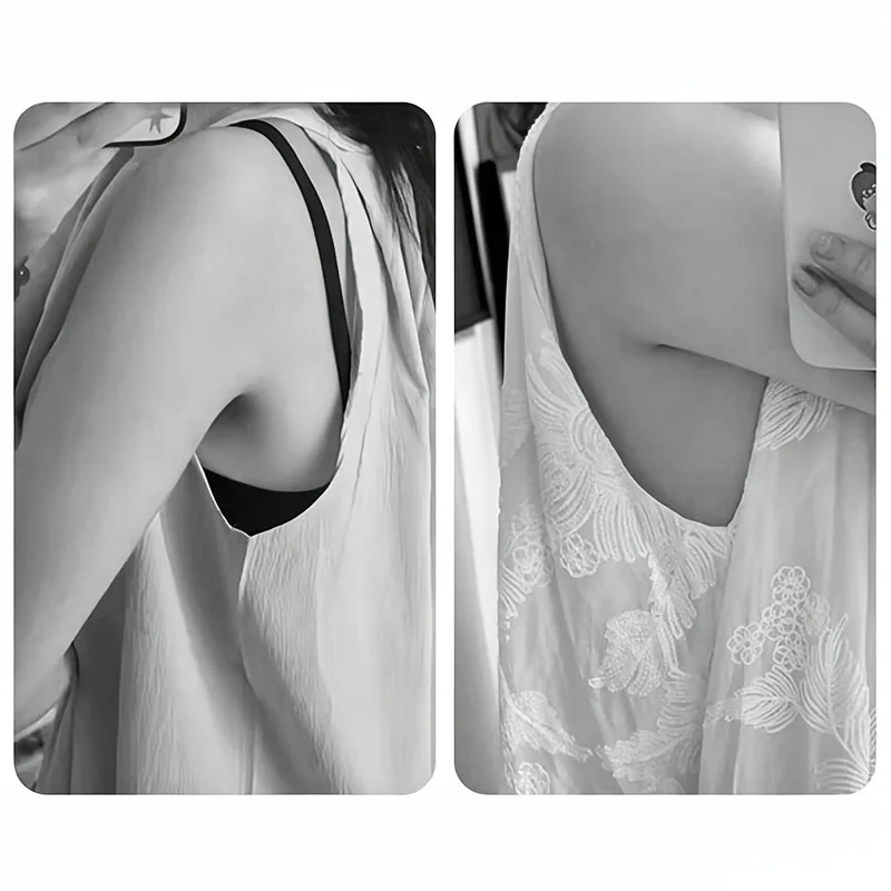 7pcs No-Sew Underarm Concealer & Shrinker Suitable for Sleeveless Clothing, Invisible Anti-Exposure for Camisole Dresses