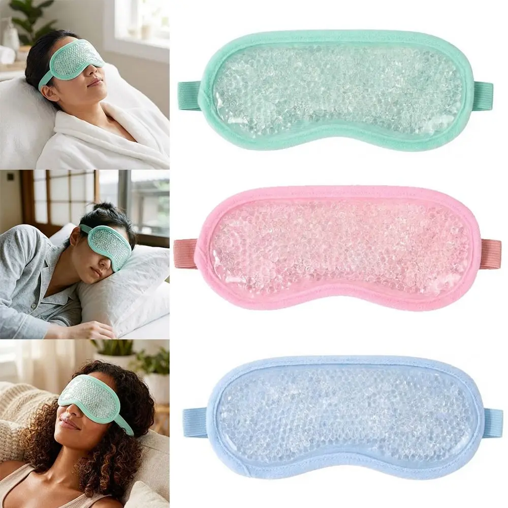 Beauty Care Reusable Beads Gel Eye Mask PVC Hot/Cold Care Eye Mask Relieves Eye Strain Cooling Sleep Mask Compress Puffy Eyes