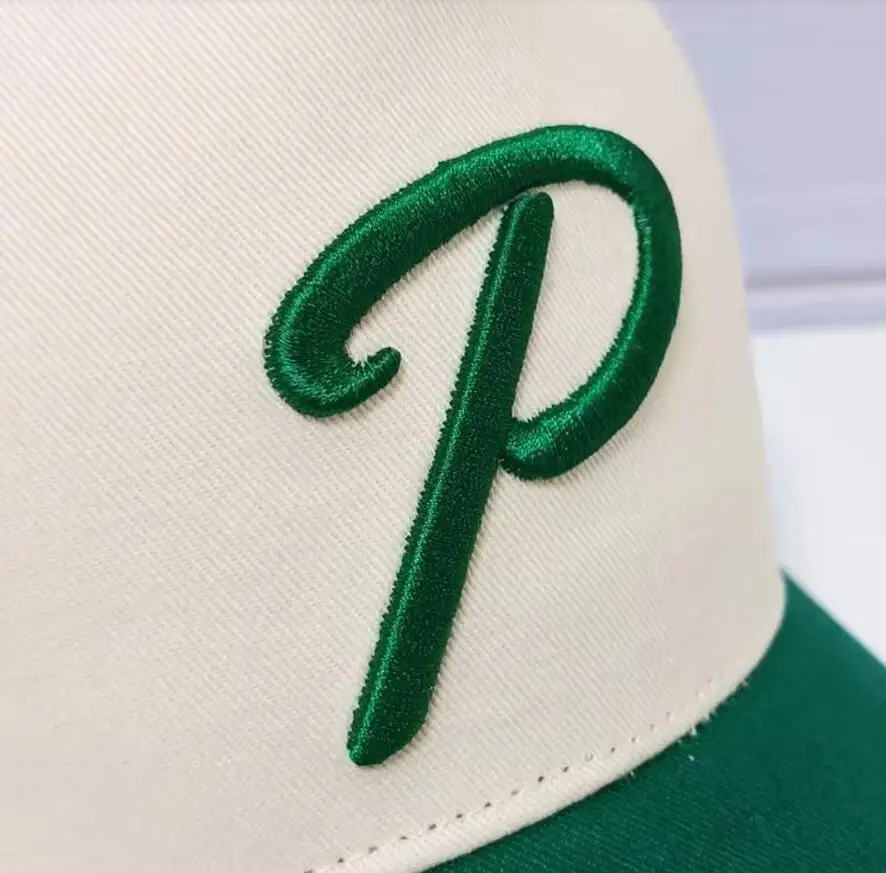 Embroidered Upside Down Hat 5 Panel Two Tone Baseball Cap Custom 3D Embroidered Hat Make Your Own Text Hat Trendy Trucker Hat