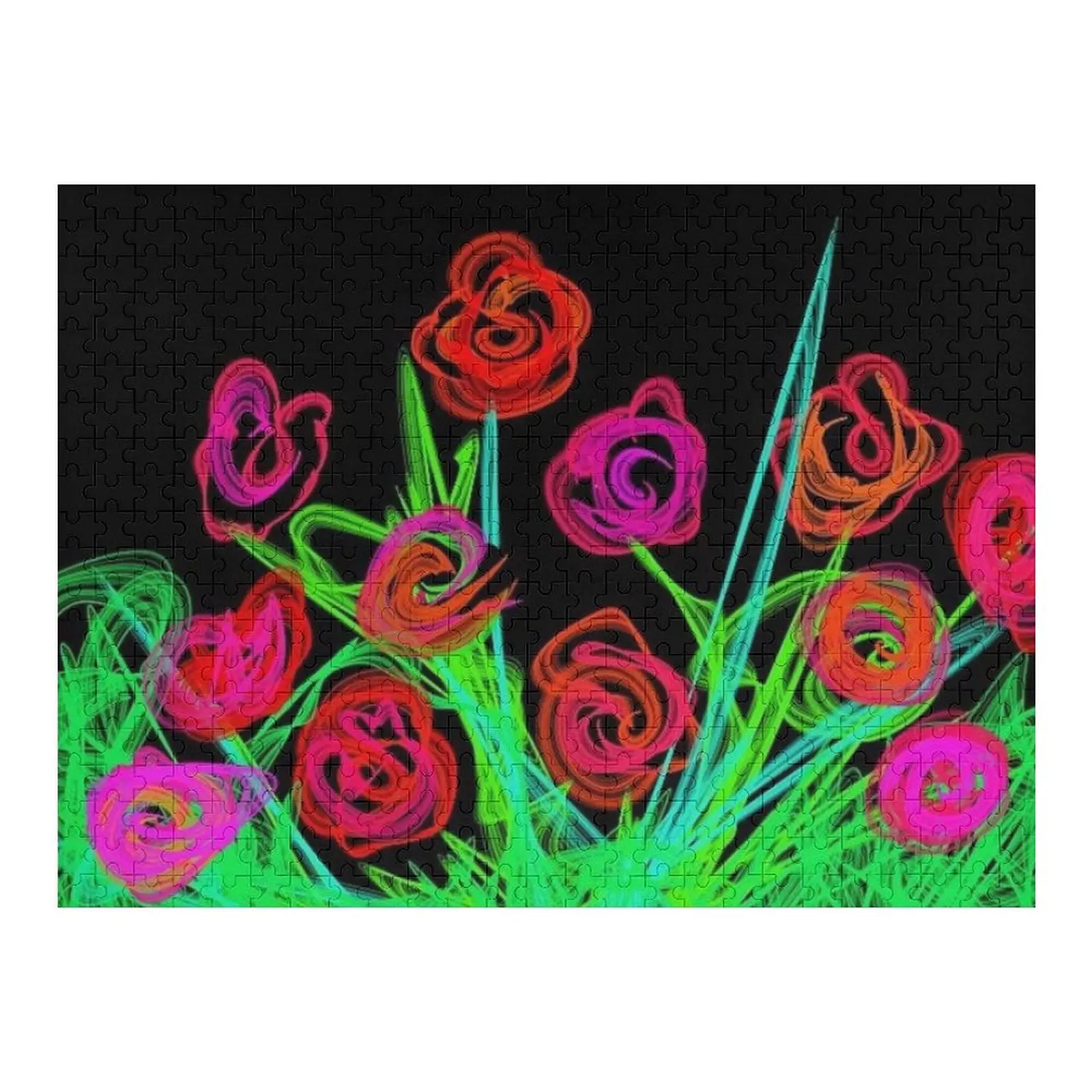 

MIDNIGHT ROSES by Amber Joy Liem Jigsaw Puzzle Wood Name Woods For Adults Personalized Custom Name Child Toy Puzzle