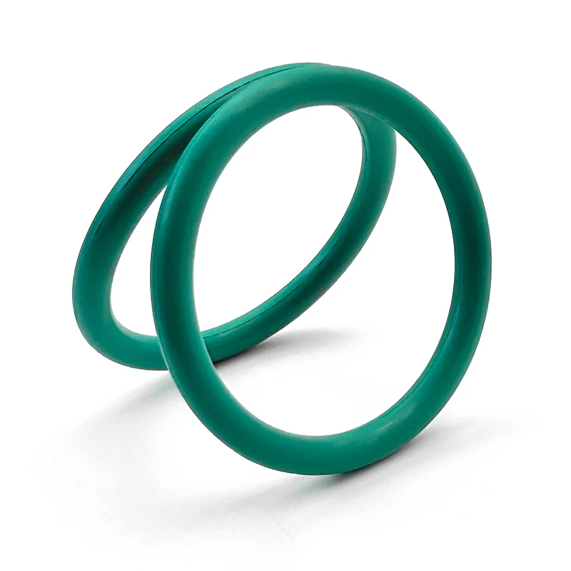 FKM Vitons Green Rubber O Ring CS1mm OD3-40mm High Temp Oil Proof Washer Auto Fuel Engine Hydraulic System Sealing Gasket