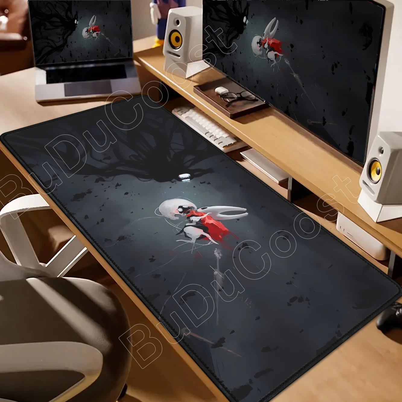 

HD Printing Cool Gaming Mouse Pad Gamer Custom Computer Desk Mats Keyboard Pad Hollow Knight Laptop 900x400 XXL Carpet Table Mat