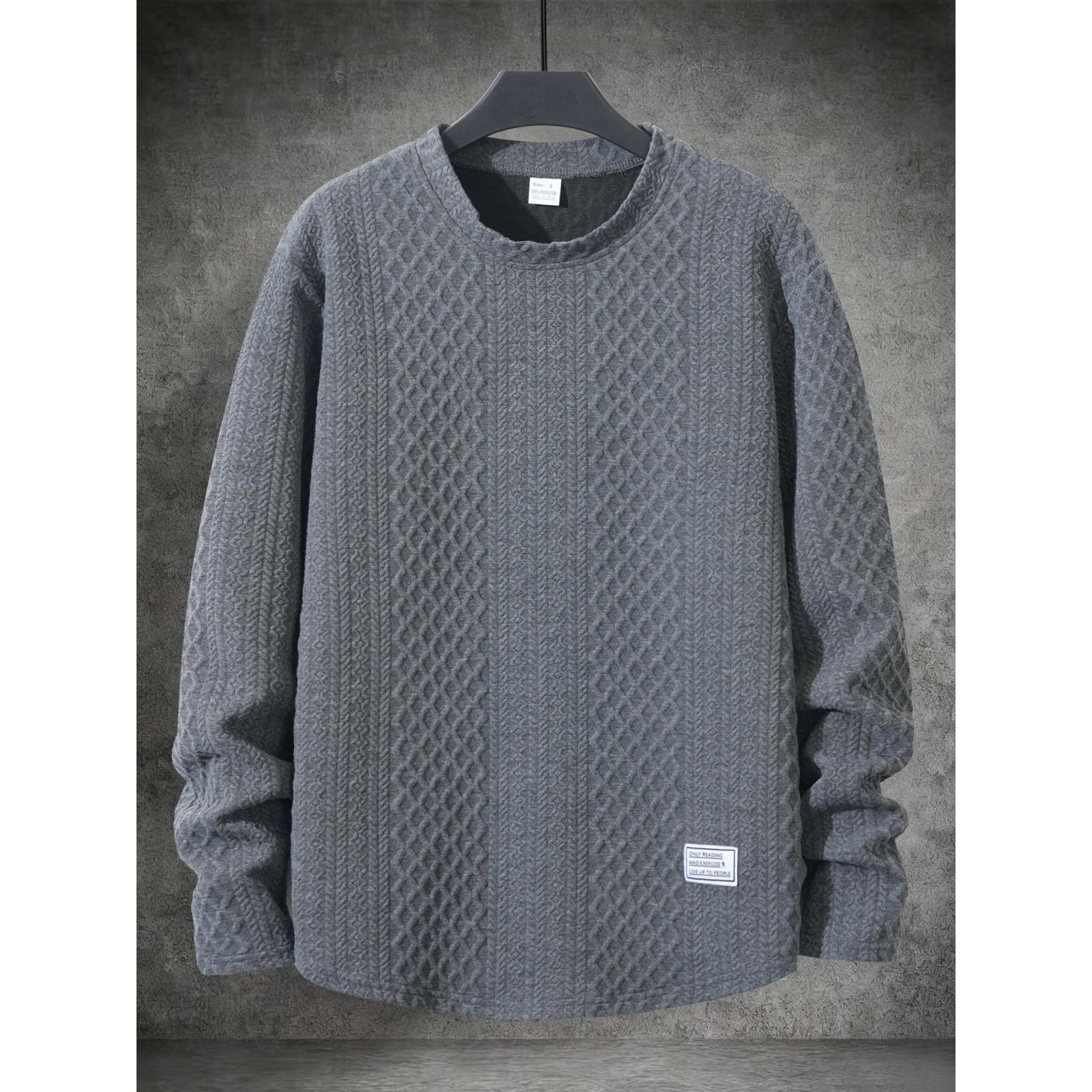 

Новая осенне-зимняя полосатая толстовка с круглым вырезом, повседневная, с длинными рукавами, удобная, из полиэфирного волокна, мужская одежда