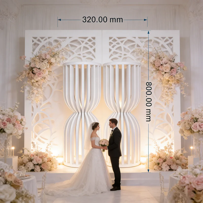 Wedding PVC Dessert Table Flower Rack Roman Column Cited Birthday Cake Stand For Party DIY Supples