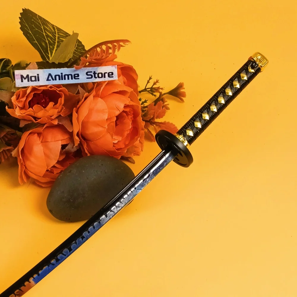 8.6인치 히무라 켄신 카타나 블레이드 장난감 애니메이션 루로니 켄신 코스프레 검 사무라이 진짜 카타나 닌자 나이프 무딘 장난감 선물