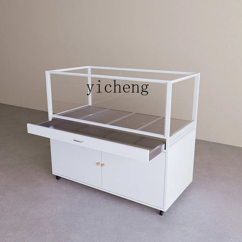 

LX Puppy Dog Display Cabinet Pet Shop Multi-purpose Solid Wood Cat Cabinet