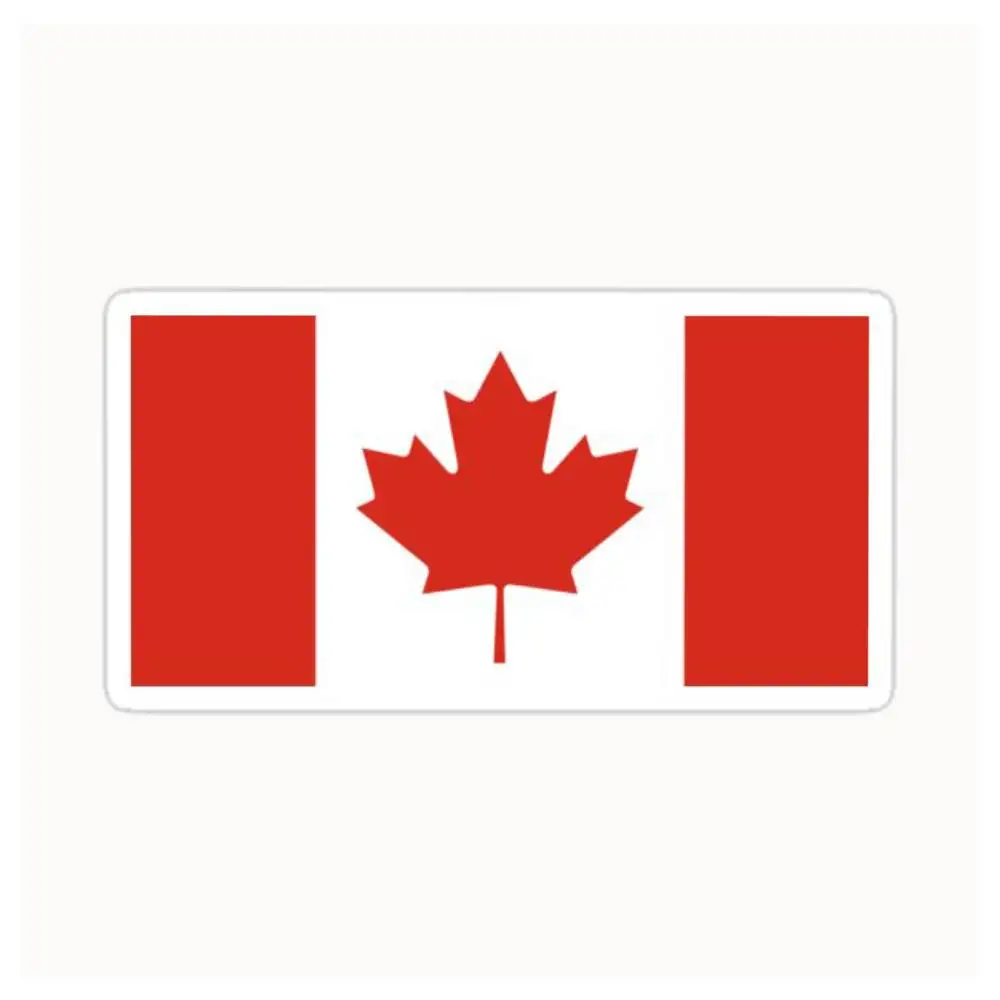 Official Flag Of Canada Waterproof Stickers For Decorating Car Windows Motorcycles And Computers.