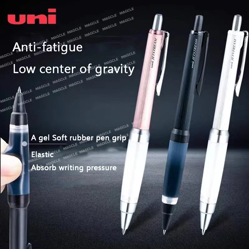 

Япония Uni Mitsubishi шариковая гелевая ручка с металлическим стержнем, масляная ручка среднего размера, 0,7 мм, мягкий гель против усталости, канцелярские принадлежности для школы