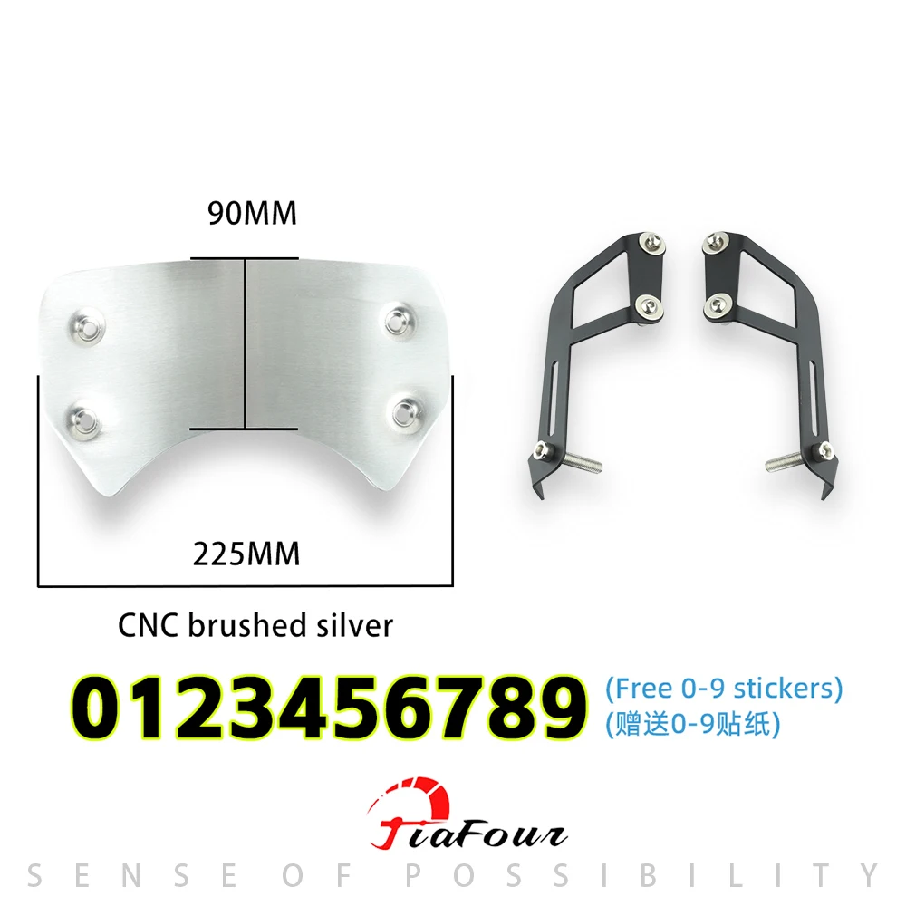FIT For Scrambler 1200XC Scrambler 1200XE  Scrambler 1200 XC XE Aluminum Windshield Windscreen Deflector