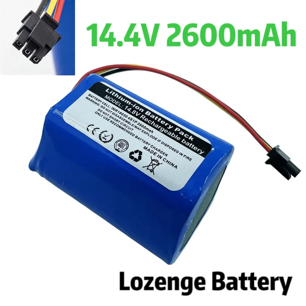 Replacement Battery 14.4V 2600mah  For Liectroux B6009 Robotic Vacuum Cleaner Accessories Spare Parts 3200mAh 2500mah