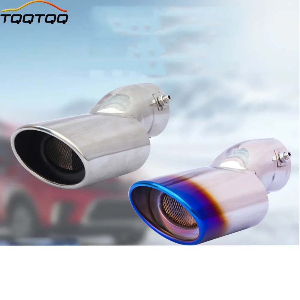 

Stainless Steel Exhaust Muffler End Tail Pipe Outlet Tips For Honda Civic 10th Gen Black/Blue/Chrome