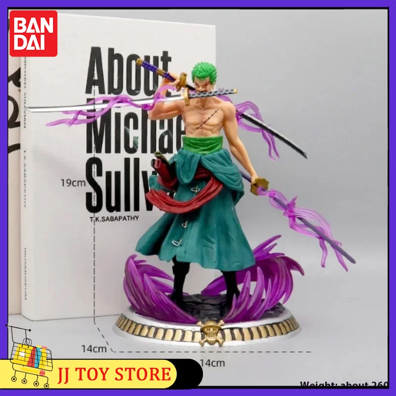 19cm Anime ein Stück Figur Oronoa Zoro Cartoon Modell Trompete Traum Desktop Manga Ornamente Figur Sammlung Modell Spielzeug Geschenk