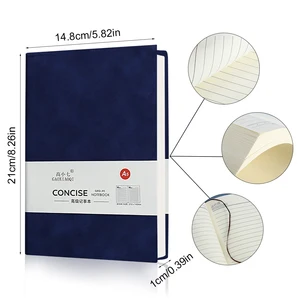 NOTEPAD für Weich nachgeahmt, Ramhaut, A5 Lederabdeckung, dickes Notizbuch, Retro -Abdeckung, Schreibwart für Schreibwarenversorgung 10 Hauptverkaufsmaske von Carneiro - №4